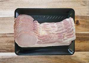 Bacon Middle Rasher Rindless - 1 Kilo Pack - $16.90/Kg