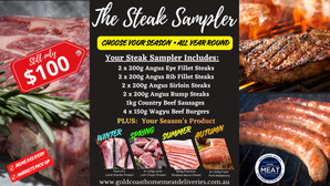 STEAK SAMPLER PACK - Choose your Season