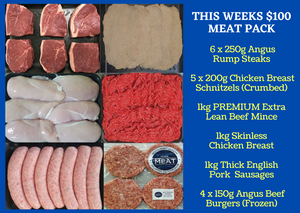 $100 Meat Pack - Week Starting Friday 22nd November 2024