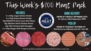 $100 Meat Pack - Week starting Friday 25th September 2026