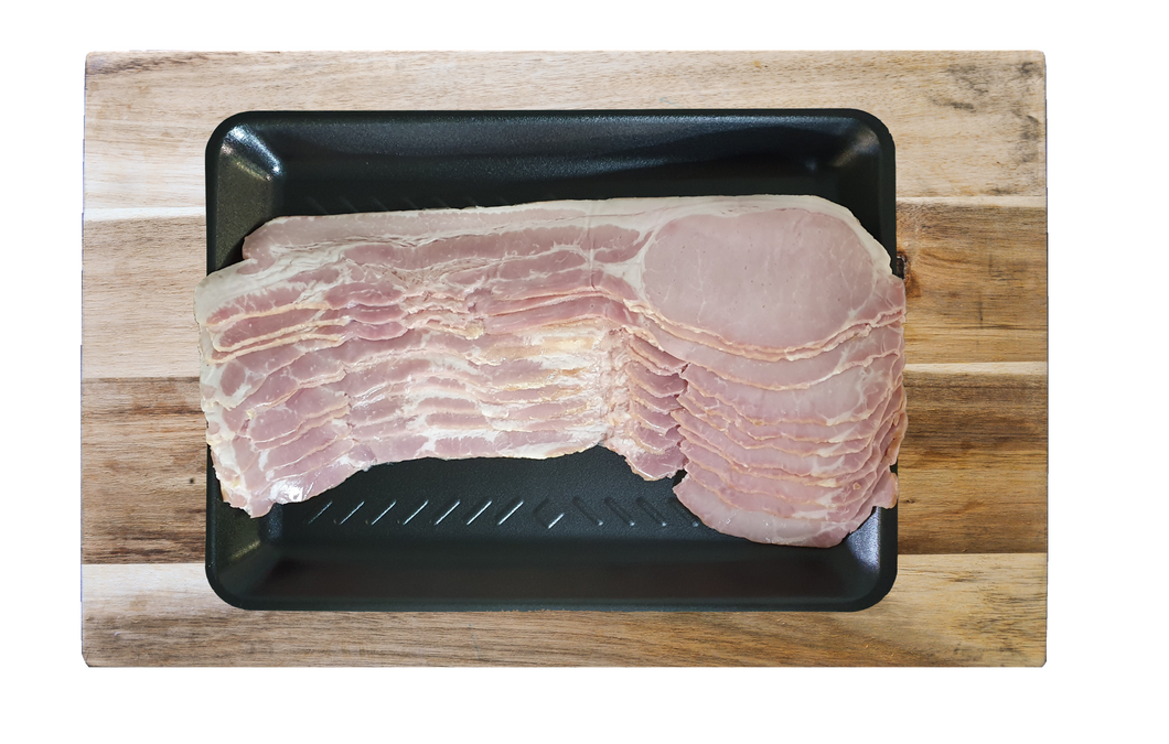 Bacon Middle Rasher Rindless - 1 Kilo Pack - $16.90/Kg
